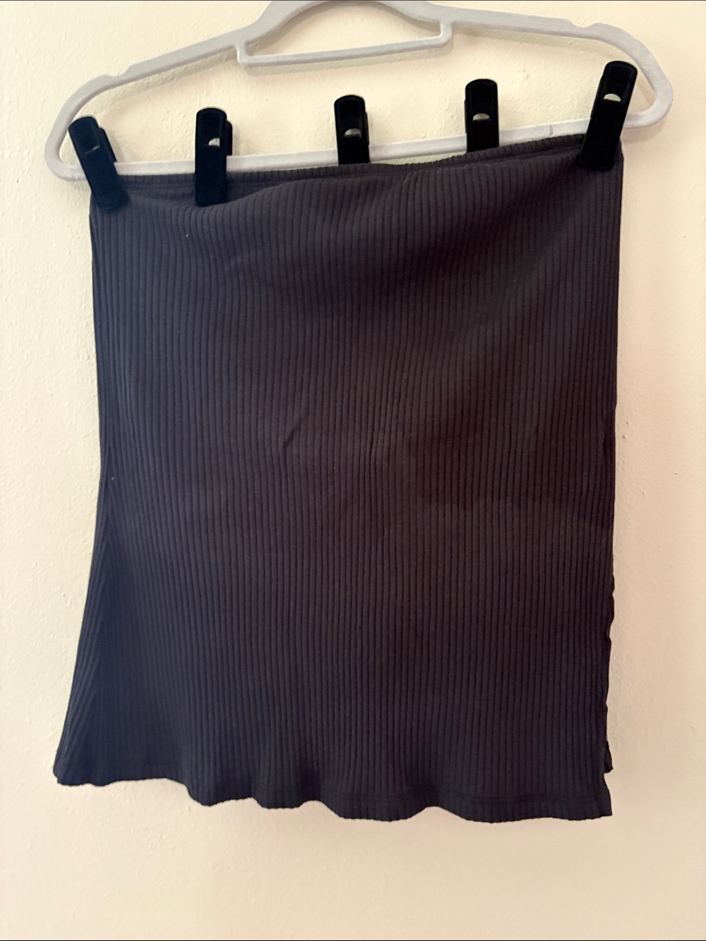 Old Navy Black Ribbed Tube Tank
